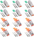 Glarks 30Pcs 2 Pin Way Sealed Gray Male and Female Auto Waterproof Electrical Wire Connector Plug 22-16AWG Connector for Motorcycle, Scooter, Car,...