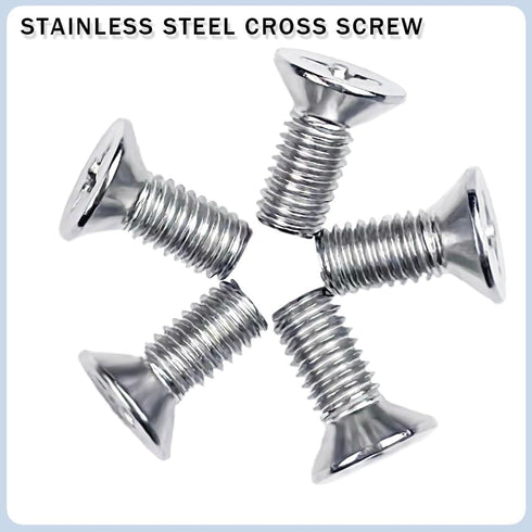 12PCS Stainless Steel Brake Disc Rotor Screws 93600-06014-0H - Universal Fit for Honda, Acura, Hyundai and Kia Models - Stainless Steel Retaining ...