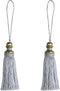 2 Pack Tassel Key Tassel with Loops, Handmade Tassel Craft, DIY Accessories for Home Decoration...