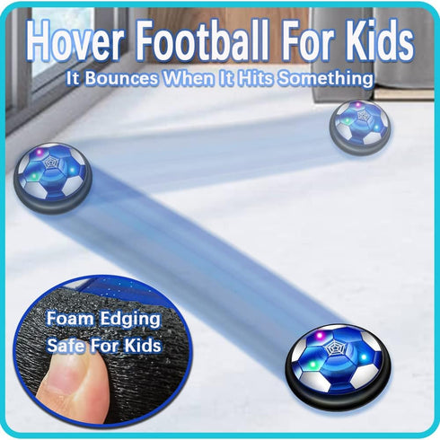 JRD&BS WINL Hover Soccer Ball Toys for Boys Girls Rechargeable Floating Soccer Ball with Led Lights Indoor Air Football Game Birthday Gifts for Ki...