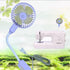 Pssopp Mini Fan Desk Fan Magnetic Fan Three-speed Adjustable Cooling Desktop Fans Ultra-quiet Flexible Electric Fans with Super Magnetic Base()...