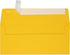LUXPaper #10 Business Envelopes | Peel & Press | 4 1/8" x 9 1/2" | Sunflower Yellow | 80lb. Text | 50 Qty...