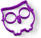 Genuine Fred FUNNY SIDE UP Silicone Egg Mold, Owl, FUNOWL...