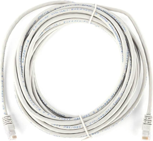 Monoprice 25FT 24AWG Cat5e 350MHz UTP Ethernet Bare Copper Network Cable - Gray...