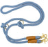 7FT Multifunctional Rope Dog Leash,Hands Free Dog Leash, Crossbody Rope Leash, Adjustable Long Leash for 2 Dogs (7ft*12mm, Airy blue)...
