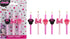 Disney's Minnie Mouse Birthday Cake Candles | 6 Birthday Candles for Cake Decorations, Pink Stripe Candles, Cake Toppers for Minnie Mouse Party...