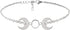 Sacina Gothic Crescent Moon Choker Necklace, Crescent Moon Zinc Alloy Pendant, Goth Gift for Women (Zinc Alloy Moon)...