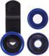 Hemobllo Phone Camera Lens - 3 in 1 Cell Phone Camera Lens Kit 180° Fish Eye Lens + 0.67X Wide Angle Lens + Macro Lens Portable Phone Lens Kit Uni...