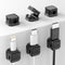 Magnetic Cable Clips, 6 Pack Cord Organizer Holder, for Desk Cable Management, Adhesive Wire Keeper for Desk in Bedroom Living Room Kichen Office ...