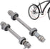 Bicycle Wheel Hub Axle, Durable Metal Bicycle Wheel Hub Axle Front Rear Solid Shaft Lever, Bike Repair Tool Accessories, for Most Bikes(Rear axle ...