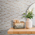DICOFUN Marble Look Peel and Stick Backsplash Wall Tile, Light Brown PVC Kitchen Backsplash Peel and Stick...