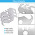 Utility Hook Blades Steel Hook Razor Blades Knife Blades for Roofing and Carpet with Plastic Box (90 Pieces)...
