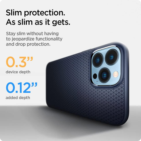 Spigen Liquid Air Designed for iPhone 13 Pro Case (2021) - Navy Blue...