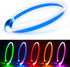 Led Dog Collars for Small Dog,Vizpet XS Light up Adjustable Collar USB Rechargeable Bright Safety Pet Collar for Cats Dogs(Blue)...