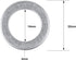 Mudder 50 Pieces Aluminum Engine Oil Crush Washers Drain Plug Gaskets (Compatible with Honda OEM Civic Part)...
