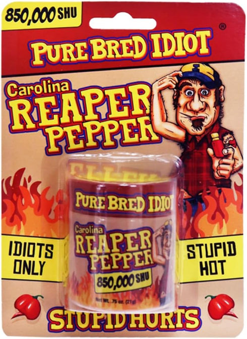 Pure Bred Pure Ground Carolina Reaper Powder - Ultimate Hot Pepper Powder Gift - Try if you dare!...