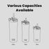 BOTTLE BOTTLE Insulated Coffee Tumblers with Dual-use Lid and Straw Double Walled Iced Travel Coffee Mug for Woman and Man 18 oz Stainless Steel T...