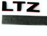 1x OEM LTZ Letter Nameplate Emblem Badge Compatible with Silverado Sierra Tahoe Suburban Glossy (2007-2018 Redline)...