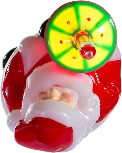 Kurt Adler Jolly Santa Bubble Light Tabletop Decoration, 7 1/4-Inch...