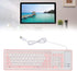 Heayzoki Roll Up Keyboard, Foldable Silicone Keyboard 103 Keys USB Wired Waterproof Mute Keyboard, Fadeless Foldable Keyboard for Pc Laptop Travel...
