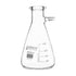 EISCO Filtering Flask, 250mL - Borosilicate Glass - Conical Shape, with Integral Side Arm - White Graduations...