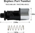 Shifter Shift Knob Button Repair Kit with Spring Compatible with Honda Accord Automatic Transmissions 2.3L 3.0L DX LX EX SE 1998-2002 Replace# 541...