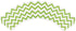 AllyDrew Standard Size Chevron Cupcake Wrappers (Set of 20), Green...