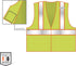 Ergodyne Safety L/Xl Class 2 Two Tone Mesh Vest, Lime, Large-X-Large US...
