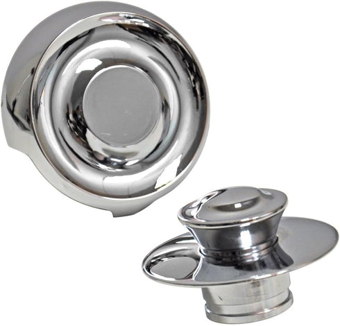 Danco 10551 Universal Tub Drain Trim Kit, Metal, Chrome Plated, 2-1/2 in L x 3 in W, for Use with Tub/Shower...