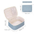 Narwey Travel Makeup Bag Large Cosmetic Bag Make up Case Organizer for Women (Greyish Blue)...