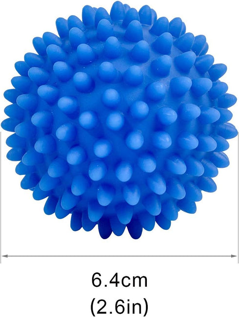 Eco Laundry Dryer Balls Reusable Silicone Soft Washing Balls Fabric Softener Alternative for Quick Drying (4 Packs)...