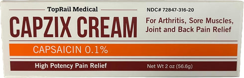 for Pain Relief 2 OZ Capsaicin .1%...