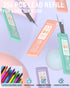 Nicpro 22PCS Pastel Mechanical Pencils Set in Case, Art Cute Drafting Pencil 0.5, 0.7, 0.9 mm, 2mm Lead Pencil Holders for Sketching Drawing With ...