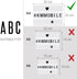 kwmobile Cinema Light Box Letters A4 Size - 105 Pieces Black Replacement Letters for Sign Letters Numbers and Symbols...