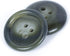Mibo 12pcs Round Melamine Suit & Dress Buttons with Rim - 30L(19mm) - 4 Hole - Blue Green Mix...