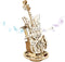 3D Wooden Puzzles, DIY Assembled Adult Toys, Home Decorations, Creative Musical Gift Hobby Kit, 143 Pieces, Cello Music Box...