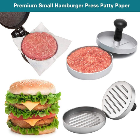 Parchment Paper Squares, 4x4 Inch, Set of 300, Small Hamburger Patty Paper/Nonstick Precut Square Baking Parchment for Separating Small Burger Pat...