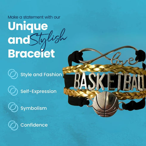 Infinity Collection - Basketball Bracelet Gift for Team and Players...