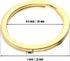 Ripeng 250 Pieces Flat Split Key Chain Rings Bulk 7 Colors Keychain Rings and 6 Colors Open Jump Loop, 25 Mm, 7 mm...