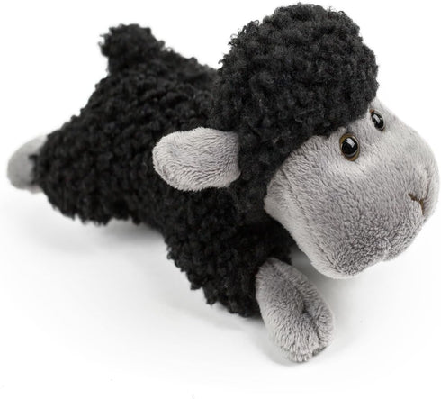 Sheep Lamb Plush, Soft Cute Black Lamb Plush Toy, Children's Sheep Plush Toys, Gifts Children Prone Position 8.5inch...