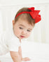 jollybows 40pcs Baby Girls Grosgrain Ribbon Hair Bows Headbands 4" Elastic Hair Band Hair Accessories for Infants Newborn- Natural Color Set...