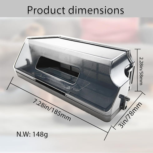 Ytaland Replacement Dust Tank bin Box for Ecovacs Deebot X1 Omni / T10 Turbo Robot Vacuum Cleaner Parts (1 Dust Collection Box + 1 Filter)...
