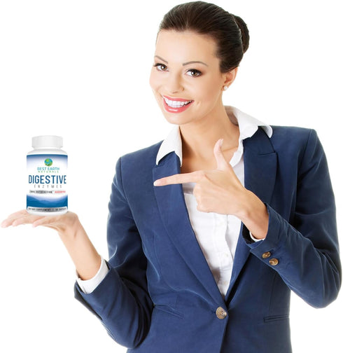 Best Earth Naturals Digestive Enzymes Maximum Strength Formula to Help Promote Healthy Digestion 30 Vegetable Capsules...