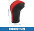 Gear Shifting Knob Cover Automatic Transmission Lever Trim for Porsche Cayenne 2011-2018 Faux Leather Black Red...