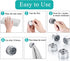 6pcs Push Hooks for Towel, Self-Adhesive Kitchen Towel Holder, Round Wall & Door Mounted Towel Hooks for Kitchen Cabinet Bathroom Home for Hanging...