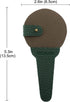 Embroidery Scissors Sheath Protector Craft Scissors Storage Cover Leather Case, 2Pieces Green...