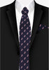 Jacob Alexander Men's Pink Ribbon Breast Cancer Awareness Pattern Pocket Square Handkerchief Hanky...