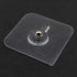 12PCS 6x6cm/2.36x2.36inch Plastic Metal Clear Sticky Wall Mounted No Trace Screw Hooks for Hanging Kitchenware and Key and Hat...