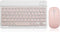 Bluetooth Keyboard and Mouse Combo Rechargeable Portable Wireless Keyboard Mouse Set for Apple iPad iPhone iOS 13 and Above Samsung Tablet Phone S...