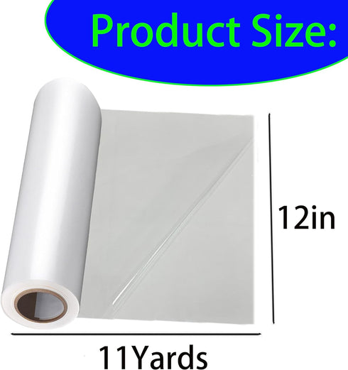 Double Sided Iron On Adhesive Film?12in x 11Yd??Heavy Weight Double-Sided Press-on Patch Heat Melt Fabric Glue Sheet Permanent Fusible Adhesive Sh...